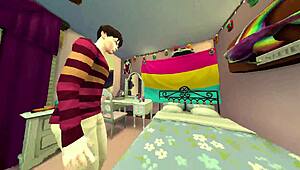 college teen mommy femdom rough creampie in sims 4 machinima porn panties aside