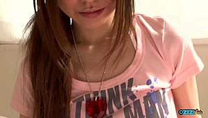 angel face beauty stuffs toys in big clit pussy