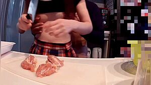 damn this shaved milf wife loves creampie loads