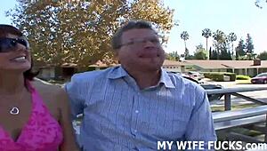 watch me bounce on his thick cock riding to a screaming real orgasm while cuck watches