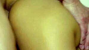 asian stepdaughter sneaks in for lucky cock sucking handjob blowjob ending in facial reality fetish