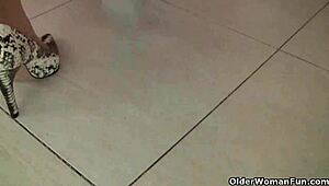 european gilf danina, does your old pussy crave that solo rubdown?