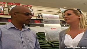 Blonde Milf Wife Picked Up at Store for BBC Assfucking