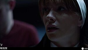 russian redhead nun sata jones drilled in freeze time blasphemy