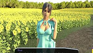 shh, her secret big tits bounce while sucking cock in this voyeur game playthrough part 2