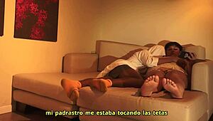 Cheerleader Latina Begs Father-in-Law: My Pussy Beats Hers, Right?