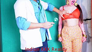 indian doctor fucks patient quickie in hospital uniform missionary style homemade