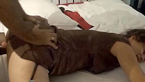 clothed satin panty french slut doggystyle ass licking to mouth