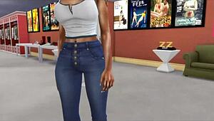 sza's bangin body shines in outdoor interracial casting anal with big black cock.