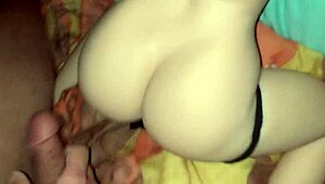 a young girl's perfect ass and natural tits take thick cock first pov anal