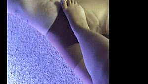 MAKING MY HUSBAND WEAR MY WET PANTYHOSE FOR FOOTJOB FUN