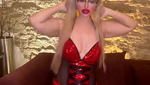 the belly dancer fuck doll sways her huge belly to music before getting railed hard