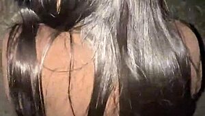 stranger spanks petite latina's big tits ass during public street workout fuck