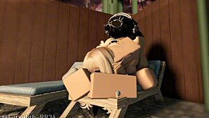 Elf girl seduces me for steamy sauna fuck fest part 3