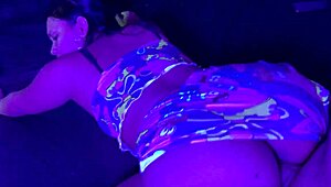 tall colombian wife runs dripping in missionary then swallows every drop homemade