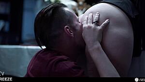 russian redhead nun sata jones drilled in freeze time blasphemy