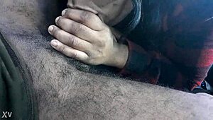 she gets that wet black cock pounding hard in the backseat bitch💦