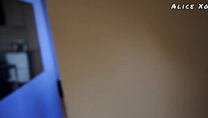 damn! horny alice xo turns party into wild ffm threesome fuckfest