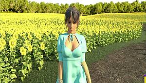 shh, her secret big tits bounce while sucking cock in this voyeur game playthrough part 2