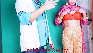 indian doctor fucks patient quickie in hospital uniform missionary style homemade