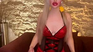 the belly dancer fuck doll sways her huge belly to music before getting railed hard