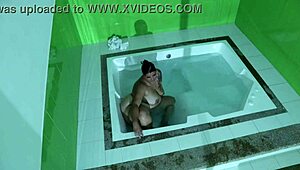 My Stepmom Craves My Cock for Rough Pool Sex