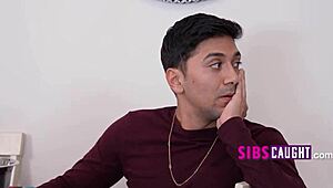 Pretty stepsis begs me to stuff her tight pinata deep!