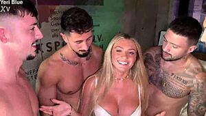 hot blonde alice wild breaks in brutal first gangbang dvp with so many cocks she cant handle