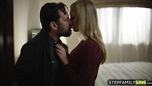 college babe 😍 strips lingerie deepthroats stepcousin cock after fingering and ripping clothes 🔥💋