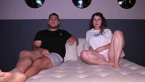 my stepsis keeps begging me to pound her hard during movies