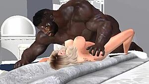 Huge Hunk Clinton McDonald Shows Wife Huge Black Dick Handling