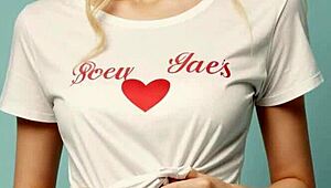 hey valentines in my shirt and panties barefoot feels so cute