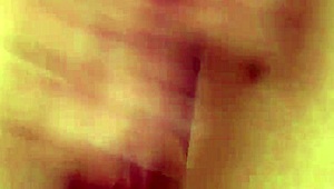 Fingering MILF mom's gaping asshole in stockings before slamming her bent over doggystyle on the bed