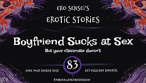 boyfriend sucks in bed so use this erotic audio masturbation guide eses83