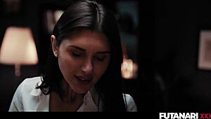 sexy latina casts spell on futa witch girlfriend's big cock