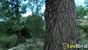 i feel cristal's young blonde pussy wrecked woods