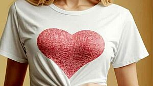 hey valentines in my shirt and panties barefoot feels so cute