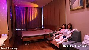 POV first time fucking real sex doll at brothel?