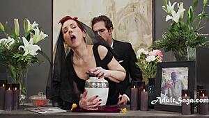 Ruby Lynne's Grief Turns to Passionate Fuck with Jayden Marcos