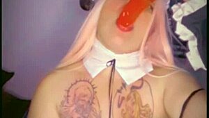 your slutty maid craves cock so bad umm