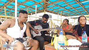 i couldn't resist pounding that sexy ebony ass after beach fun