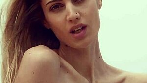 beautiful blonde milf francy torino rips clothes to expose perfect ass and tits!