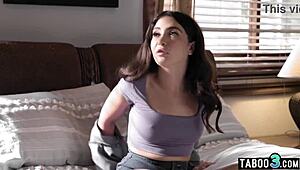 Petite Stepdaughter Jane Wilde Begs Daddy to Feed Her Tight Hungry Pussy