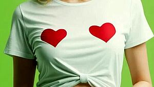 hey valentines in my shirt and panties barefoot feels so cute