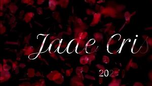 jade's juicy brunette ass flashing in fishnets 😘💦