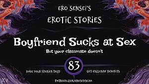 boyfriend sucks in bed so use this erotic audio masturbation guide eses83