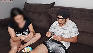 called the neighbor for uno but no panties on while hubby's at work wanna see?