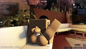 Elf girl seduces me for steamy sauna fuck fest part 3