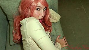 step-sister revenge fucks friend's big cock pov curvy big ass creampie squirting