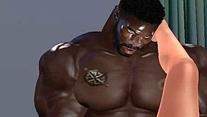 Huge Hunk Clinton McDonald Shows Wife Huge Black Dick Handling